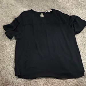 LOFT Elegant Black Blouse